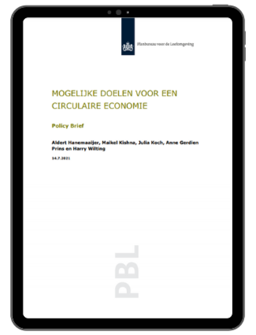 Voorzijde rapport PBL