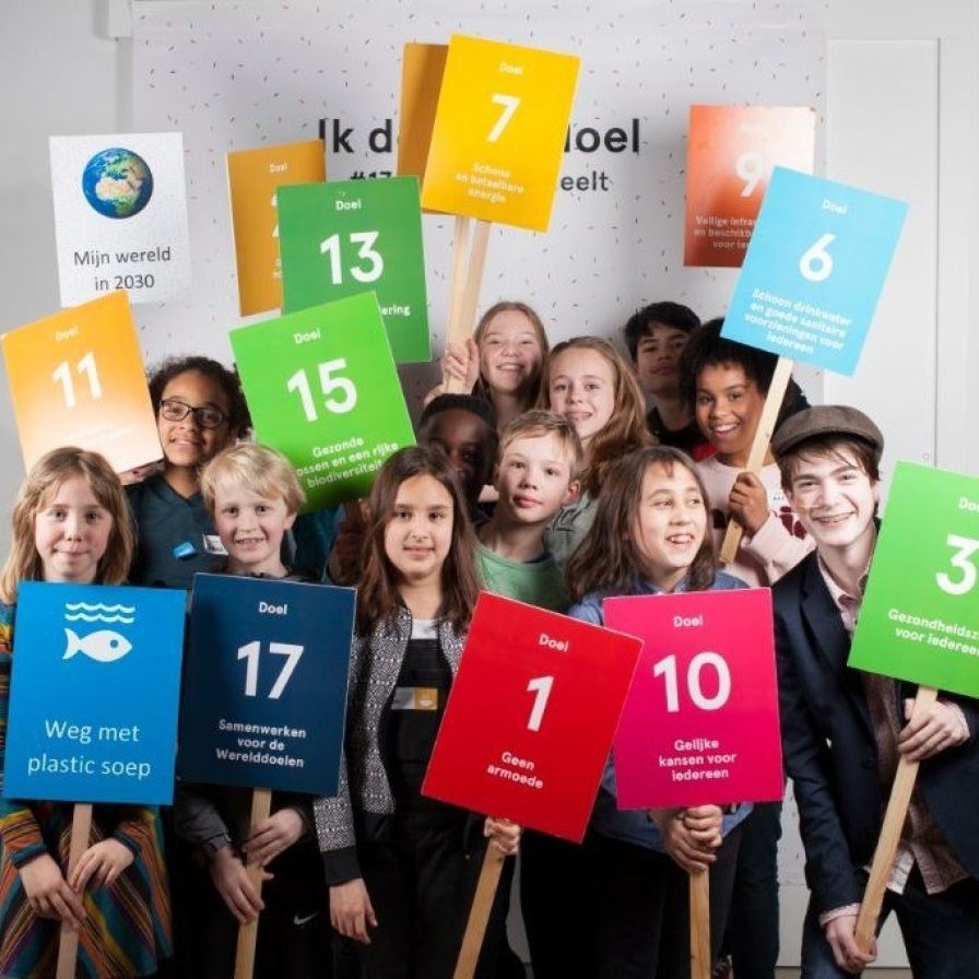 Kinderen werken aan hun ideale wereld in 2030